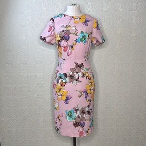 Nation LTD | Pink Floral Sheath Dress, Size 0